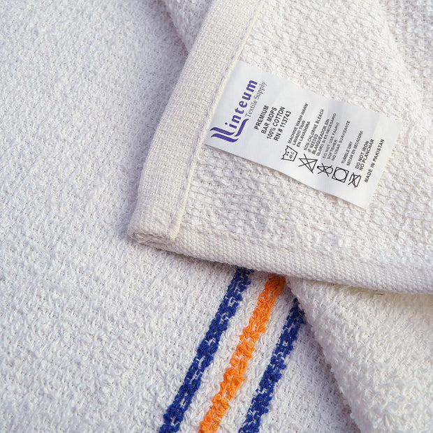 100% Cotton Triple Stripe Super Bar Mop Kitchen Towels (24-Pack, 16X19 In)