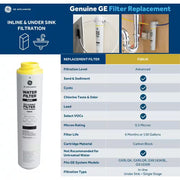 In-Line Water Filtration System for Refrirators or Icemakers