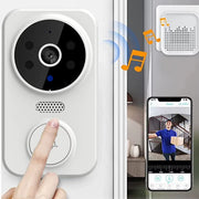 Wifi Smart Audio Doorbell Camera 2-Way Audio Wireless Visual Intercom Doorbell with Remote Monitor Indoor Outdoor Surveillance