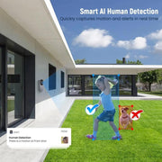 Wireless Doorbell Camera with Chime, Video Doorbell Security Camera with Batteri