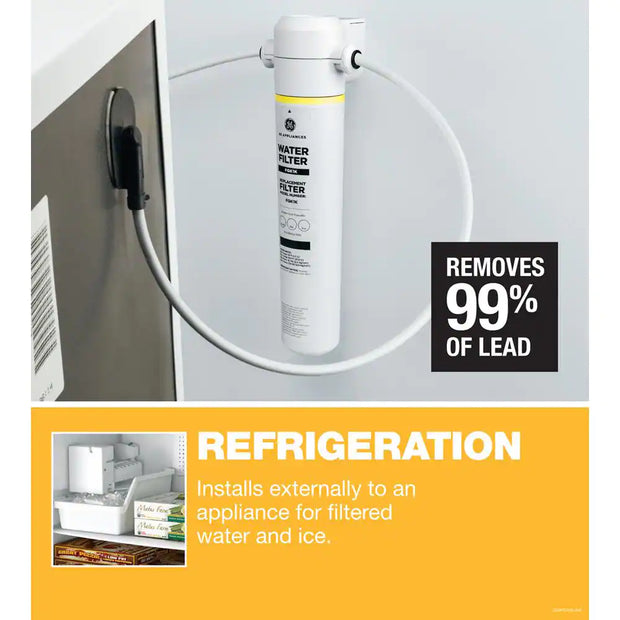 In-Line Water Filtration System for Refrirators or Icemakers