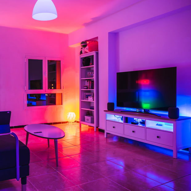 4" White Gimbal Trim Color Selectable Recessed LED Light 8W (50W Eq) Alexa/Google