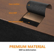 8 Drawer Wood Top Storage Dresser W/2 Drawer Organizers, Espresso