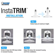 65-Watt Equivalent Instatrim 5 In/6 In. Dimmable CEC Title 24 Flood Recessed LED Light Bulb Soft White 2700K (6-Pack)