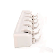 Mop Holder Hanger 5 Position Home Kitchen Storage Broom Organizer Wall Mounted