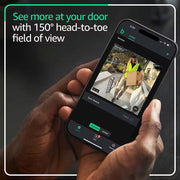 Video Doorbell - Wireless - Battery Operated Smart Video Doorbell Camera with HD View, 2-Way Talk , Night Vision,Black