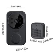 Wifi Wireless Visual Intercom Doorbell APP Remote Monitoring Smart Visual Doorbell Front Door Camera Indoor Outdoor Surveillance