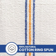 100% Cotton Triple Stripe Super Bar Mop Kitchen Towels (24-Pack, 16X19 In)