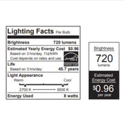 4" White Gimbal Trim Color Selectable Recessed LED Light 8W (50W Eq) Alexa/Google